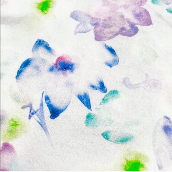 URBAN OUTFITTERS floral puff sleeve poplin top - Picture 8 of 11